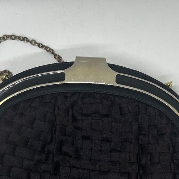 Vtg Finesse La Model Black Crossbody / Over Shoulder Bag - Picture 11 of 13